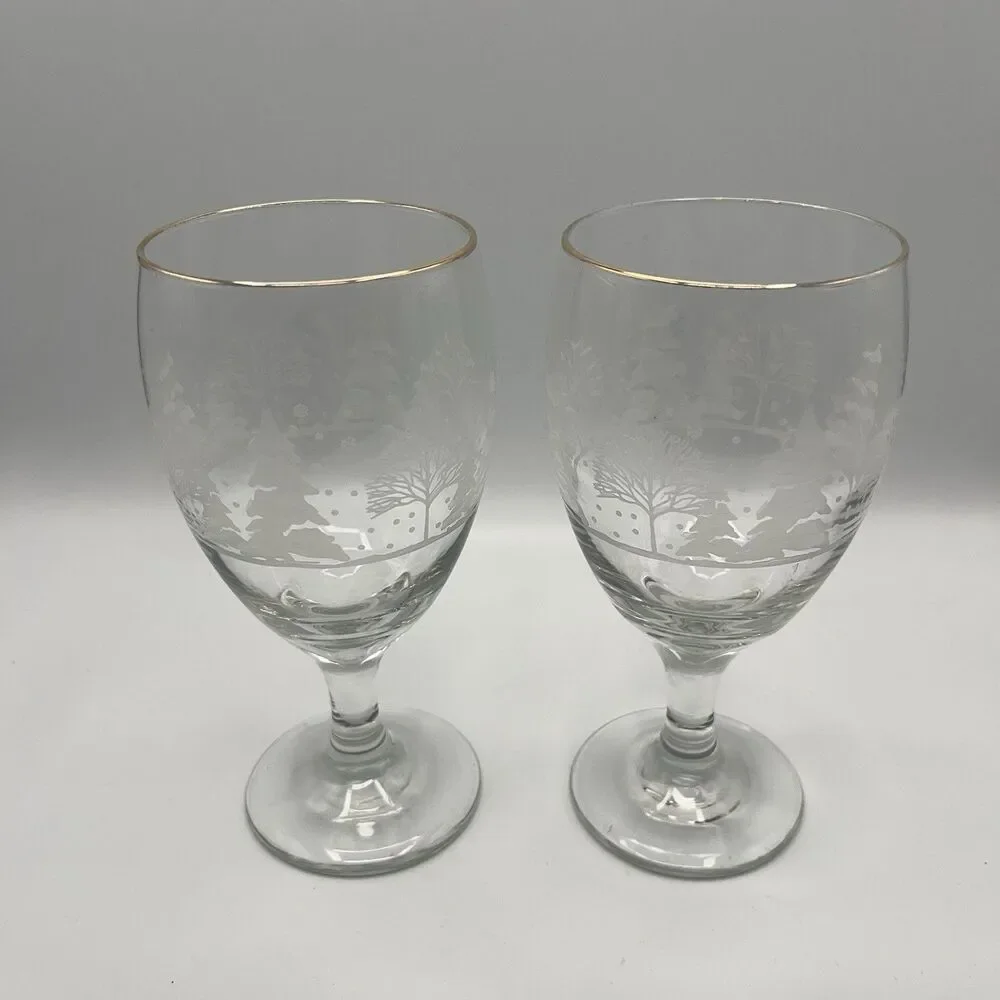 Arby’s Libbey Winter Wonderland Glasses Set Of 2